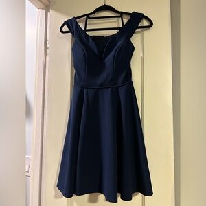 Dark Blue Macy’s dress- NWT